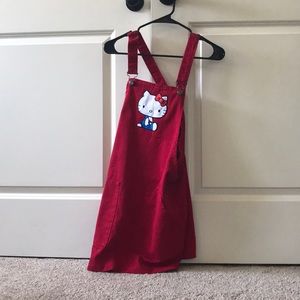 F21 Hello Kitty Overall Dress